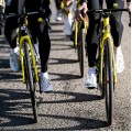 Bekleidung Herren Team Visma Lease a bike 2025 lange tragerhose