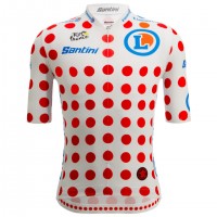 Bekleidung Herren Trikot Santini Punkte Tour de France 2025 Offiziell