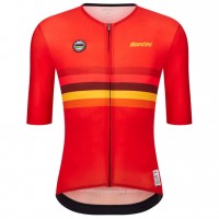 Bekleidung Herren Santini UCI Weltmeister 2025 trikot-Spanien