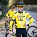 Bekleidung Herren Team Visma Lease a bike 2025 langarm trikot