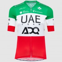 Bekleidung Damen Pissei UAE Team ADQ 2025 frau trikot-Italienischer meister