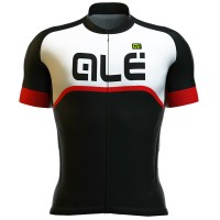 2016 ALE GRAPHICS EXCEL VELOCE Radtrikot Kurzarm -Schwarz ROT SLUB282