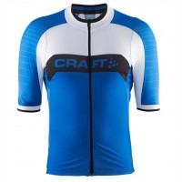 2016 CRAFT Gran Fondo Radtrikot Kurzarm blau Weiß MKKB520