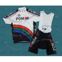 2016 PDM Fahrradbekleidung Satz Fahrradtrikot Kurzarm Trikot und Kurz Trägerhose YMME137