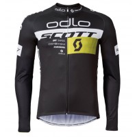2016 Scott ODLO Team Schwarz Radtrikot Langarm DVOM869