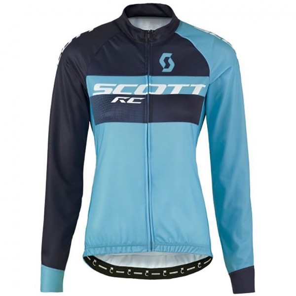 2016 Scott RC Schwarz-Blau Damen Radtrikot Langarm WHMG326 2016 Scott RC Schwarz-Blau Damen Radtrikot Langarm WHMG326