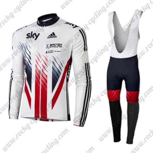 2016 Team SKY British Winter Fahrradbekleidung Radtrikot Satz Langarm und Lange Trägerhose RFAJ444 2016 Team SKY British Winter Fahrradbekleidung Radtrikot Satz Langarm und Lange Trägerhose RFAJ444