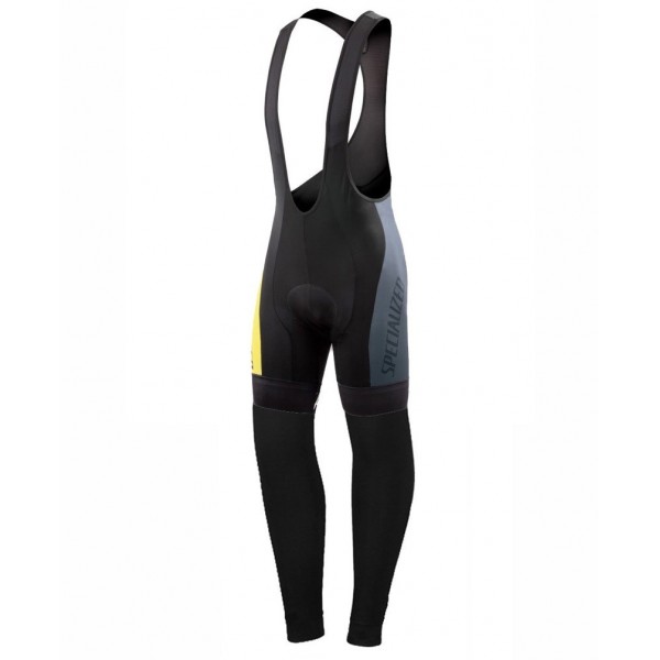 2016 Specialized Pro Team SZK Schwarz-Grau-Gelb Lang Trägerhose IMTV336 2016 Specialized Pro Team SZK Schwarz-Grau-Gelb Lang Trägerhose IMTV336