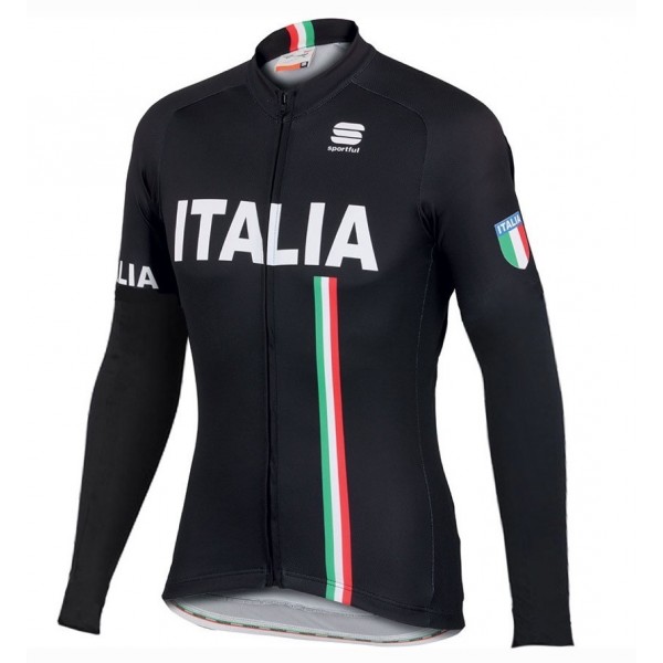 2016 Sportful Italy IT Schwarz Radtrikot Langarm IDEV206 2016 Sportful Italy IT Schwarz Radtrikot Langarm IDEV206