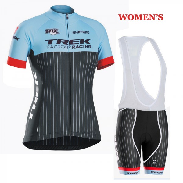 2016 Trek Damen Fahrradbekleidung Satz Fahrradtrikot Kurzarm Trikot und Kurz Trägerhose WBXR677 2016 Trek Damen Fahrradbekleidung Satz Fahrradtrikot Kurzarm Trikot und Kurz Trägerhose WBXR677