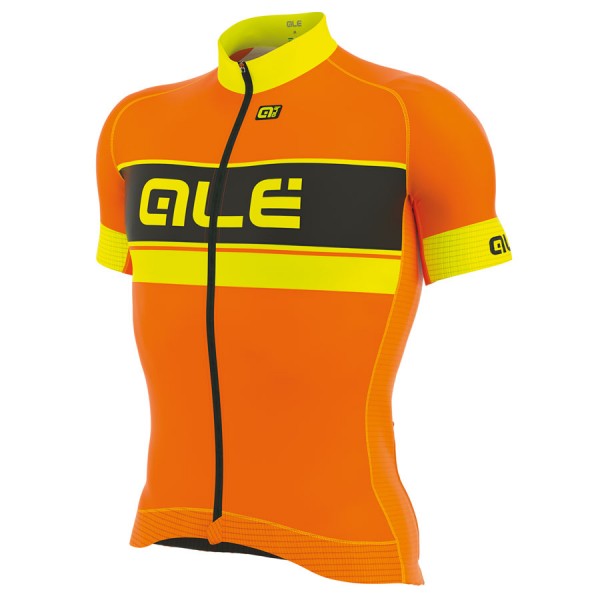 2017 Ale Graphics PRR Bermuda Radtrikot Kurzarm Orange Fluo 687RYYU 2017 Ale Graphics PRR Bermuda Radtrikot Kurzarm Orange Fluo 687RYYU