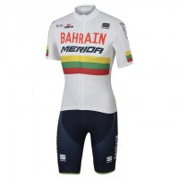 BAHRAIN-MERIDA lituanien champion Fahrradbekleidung Satz Radtrikot Kurzarm+Kurz Radhose 2017 805MOAF