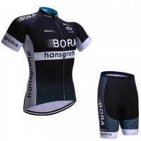 BORA Hansgrohe 2017 Fahrradbekleidung Satz Radtrikot Kurzarm+Kurz Radhose 637YCIP