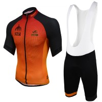 Giro d'Italia 2017 Etna Fahrradbekleidung Satz Radtrikot Kurzarm+Kurz Trägerhose 592DXSB